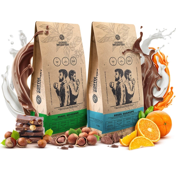 Set of Coffee Broastery Brazil Guaxupe + Brazil Mogiana 2x1kg (2kg)