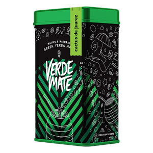 Yerbera – Tin can + Verde Mate Cactus de Juarez 0.5kg 