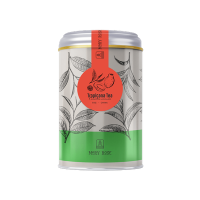 Mary Rose - Pu-erh Rosa tea in tin can - 50 g